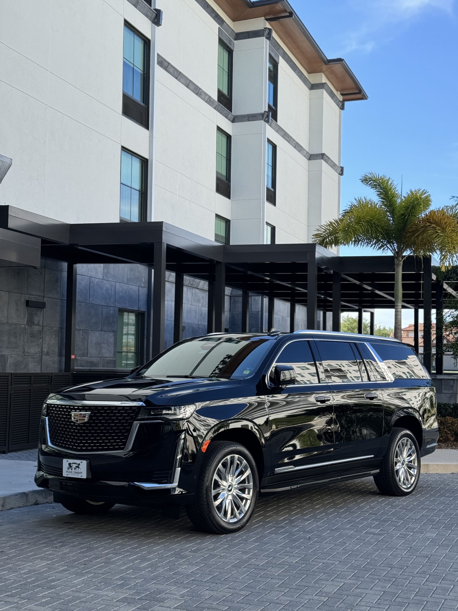 VIP SUV — Cadillac Escalade ESV — Black Chariot Limousine Orlando