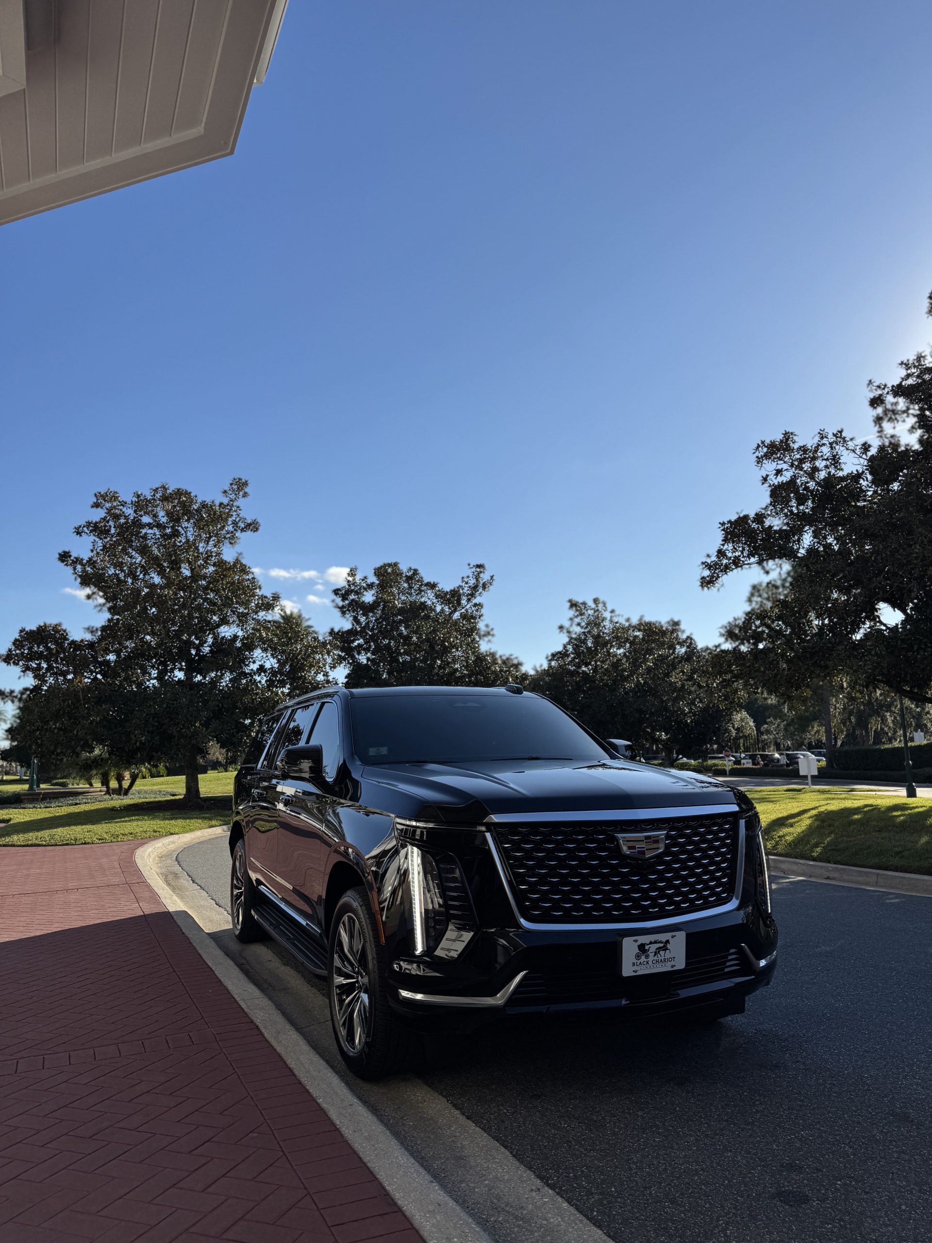 VIP SUV — Cadillac Escalade ESV — Black Chariot Limousine Orlando