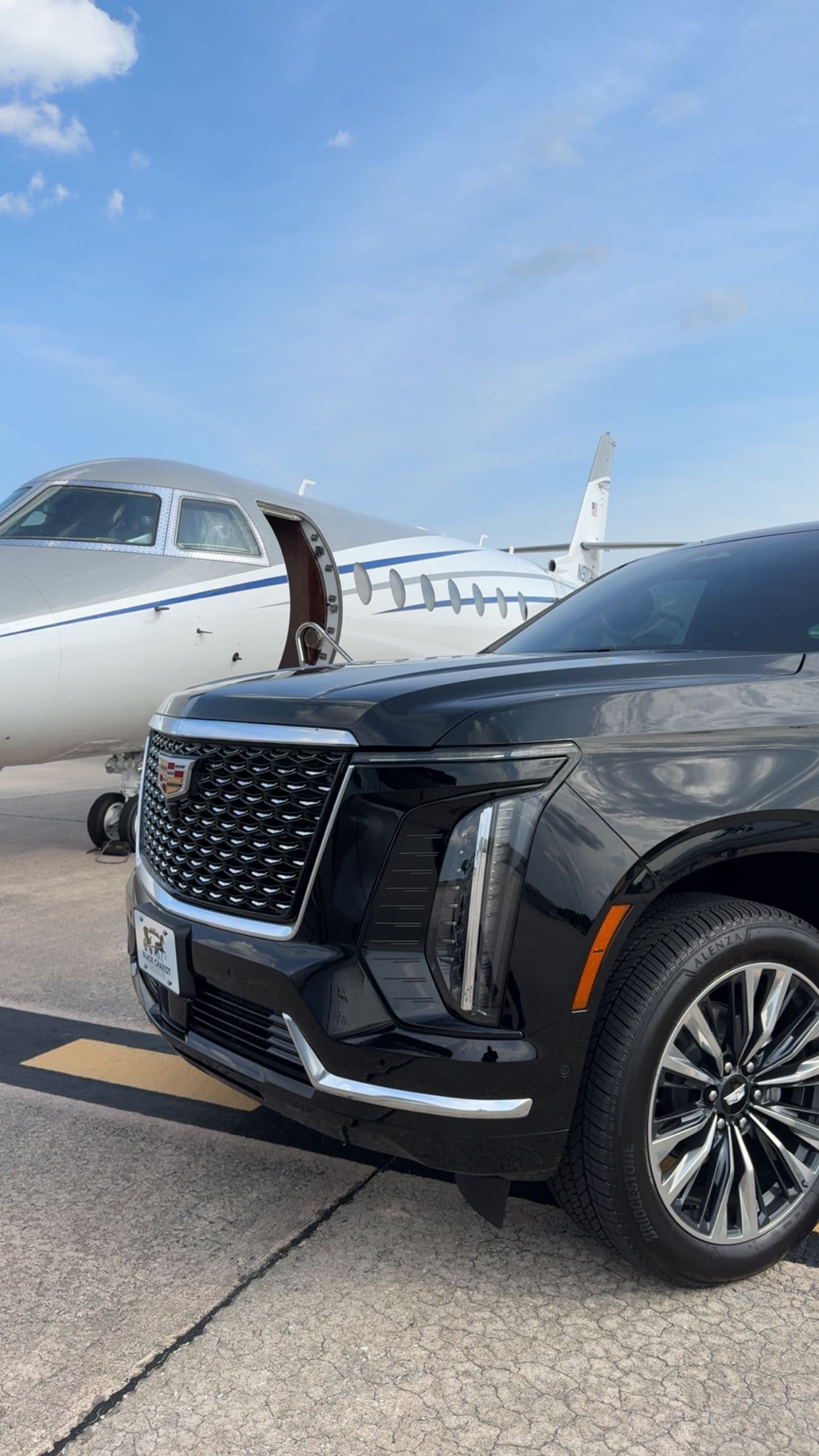 VIP SUV — Cadillac Escalade ESV — Black Chariot Limousine Orlando