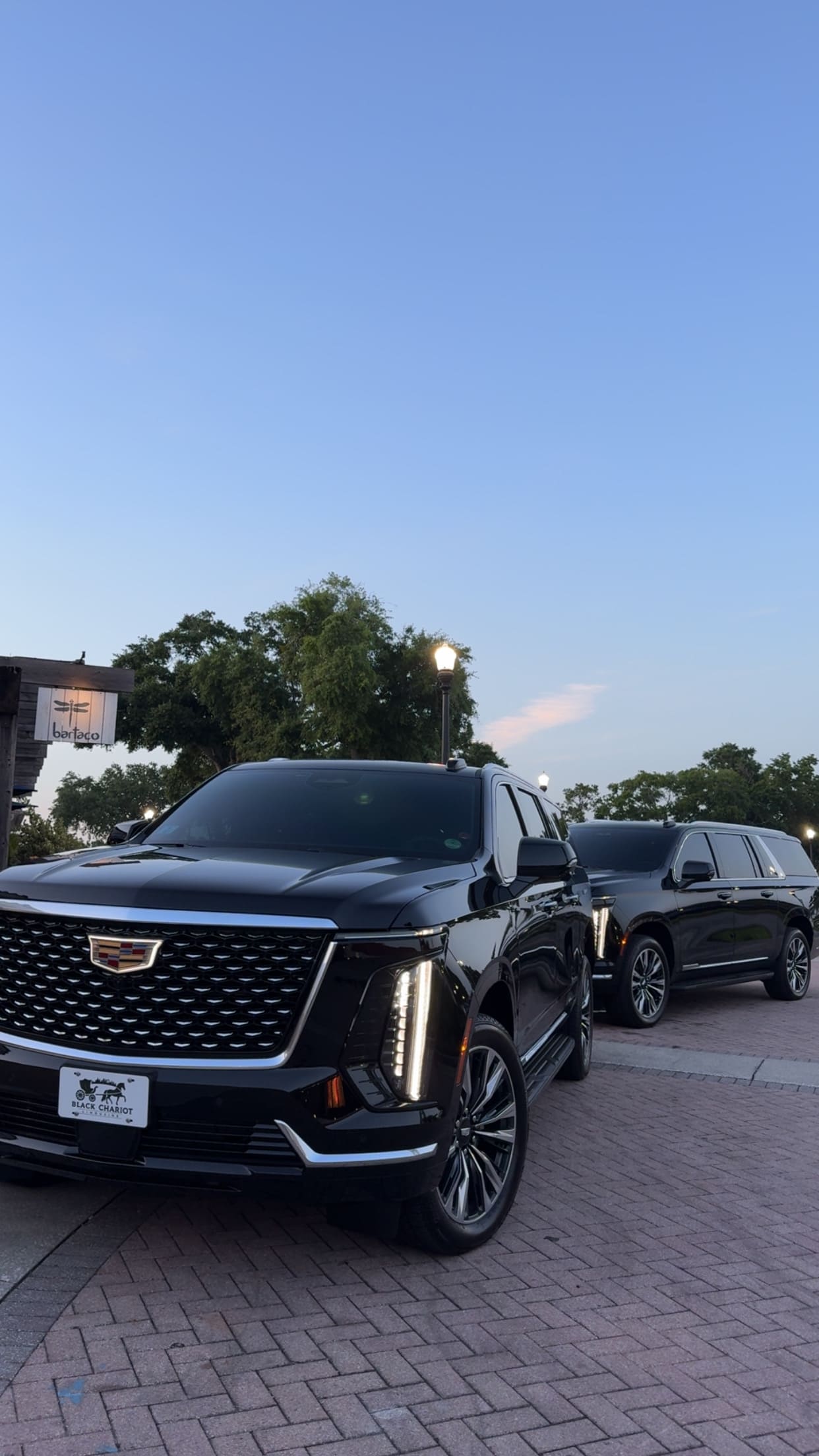 VIP SUV — Cadillac Escalade ESV — Black Chariot Limousine Orlando