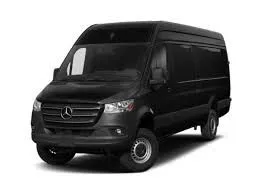 Black Mercedes Sprinter luxury passenger van Orlando